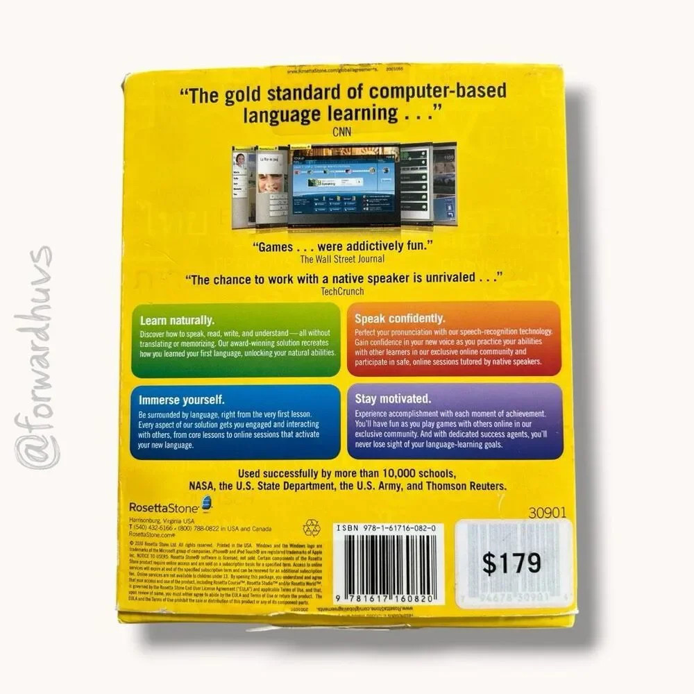 Rosetta Stone TOTALe Spanish Latin America Level 1 Version 4 Software